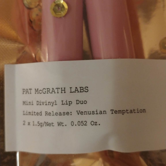 💋FIRM! NWT PAT MCGRATH LABS MINI DIVINYL LIP DUO VENUSIAN TEMPTATION LIMITED ED - Picture 3 of 10